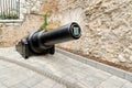 Old naval cannon in Gibraltar.