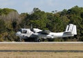 Old navy airplane Royalty Free Stock Photo