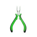 Old Needle Nose Pliers on white background Royalty Free Stock Photo