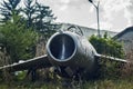 Old soviet jet fighter Royalty Free Stock Photo