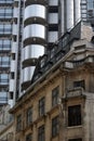 Old and new architecture in the City of London Royalty Free Stock Photo