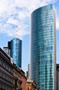 Old and new architecture in Frankfurt Royalty Free Stock Photo