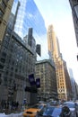 Old and New Architecture in mirror - Manhattan - New York - USA Royalty Free Stock Photo