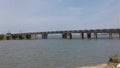 Old and new bridge in mannar Royalty Free Stock Photo