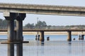 Bridges Crossing The Great Brak River Royalty Free Stock Photo