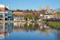 Old vs new buildings on Brayford water. Nov. 2020