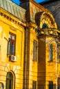 Old and new buildings of Bucharest capital of Romania, 2021 Royalty Free Stock Photo