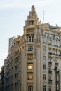 Old and new buildings of Bucharest capital of Romania, 2021 Royalty Free Stock Photo