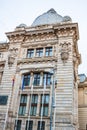 Old and new buildings of Bucharest capital of Romania, 2021 Royalty Free Stock Photo