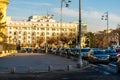 Old and new buildings of Bucharest capital of Romania, 2021 Royalty Free Stock Photo