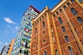 Old and new buildings in DÃÂ¼sseldorf Royalty Free Stock Photo