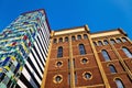 Old and new buildings in DÃÂ¼sseldorf Royalty Free Stock Photo
