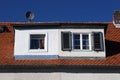 Old and new dormer Royalty Free Stock Photo
