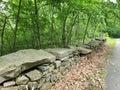Old New England Stone Wall Royalty Free Stock Photo