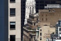 Old and new highrise buildings in Midtown, architectural details, New York, NY, USA Royalty Free Stock Photo