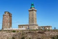 Old and new lighthouses of Cape Frehel., Brittany, France