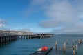 Swanage piers Royalty Free Stock Photo