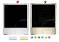 Old and new polaroid photos Royalty Free Stock Photo