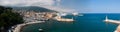 Old and new ports of Bastia Royalty Free Stock Photo