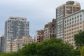 Residential Skyscrapers along the Lakefront in Lincoln Park Chicago Royalty Free Stock Photo