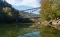 Old and New River Gorge Bridge in West Virginia Royalty Free Stock Photo