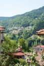 Old and new Smolyan in Bulgaria Royalty Free Stock Photo