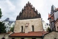 Old new synagogue near High synagogue in Prague, Czech republic Royalty Free Stock Photo