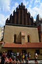 The Old-New Synagogue, Prague, Czech Republic Royalty Free Stock Photo