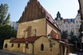 Old New Synagogue or Staronova synagoga on Maiselova street in Prague Czech Republic Royalty Free Stock Photo