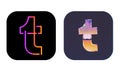 Old and New Tumblr mobile app icons. Tumblr is a microblogging and social networking website