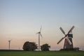 Old and new windmills