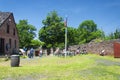 Old Newgate Prison tourists East Granby Connecticut Royalty Free Stock Photo