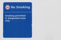 Old No Smoking Sign Royalty Free Stock Photo