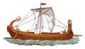 Old norman ship