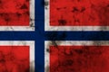 Old Norway grunge background flag desing symbol