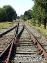 Old railroad junction Royalty Free Stock Photo