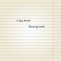 Old note paper background. Vector illustration. Copy book Royalty Free Stock Photo
