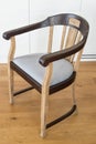 Old oak armchair after renovation