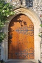 Old Oak Church Door Closed