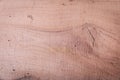 Old oak wood plank with big knot and nail holes Royalty Free Stock Photo