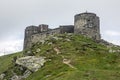 The old observatory on MountPopivan Pip Ivan, Pop Iwan in Carpathians. Ukraine. The former Observatory is a popular destination