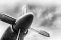 An old obsolete aircraft propeller Royalty Free Stock Photo