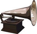 Old obsolete gramophone