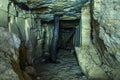 Old Odessa catacombs Royalty Free Stock Photo