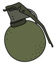 The old offensive hand grenade