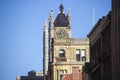 Old office building with clock tower, Montreal Royalty Free Stock Photo