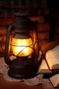 Old oil lamp Royalty Free Stock Photo