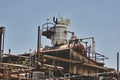 Old oil refinery Royalty Free Stock Photo