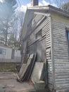 Old one room school house in Osceola Royalty Free Stock Photo