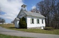 Old one-room Union schoolhouse in Bangor, Pennsylvania